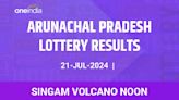 Arunachal Pradesh Lottery Singam Volcano Noon Winners July 21 - Check Results!