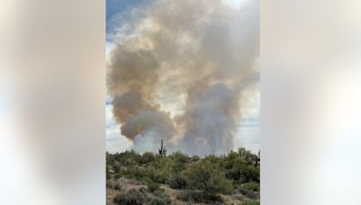 Wildcat Fire grows to 14K acres, causes road closures near Bartlett Lake