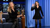 Gisele Bündchen Embraces the Little Black Dress in Alaïa, Talks New Cookbook With Jimmy Fallon on ‘Tonight Show’