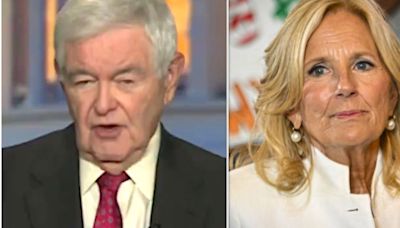 Newt Gingrich Wins Doofus Gold Medal For Take On Jill Biden's Trip To Paris Olympics