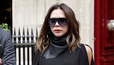 Victoria Beckham and family leave Paris after fashion week