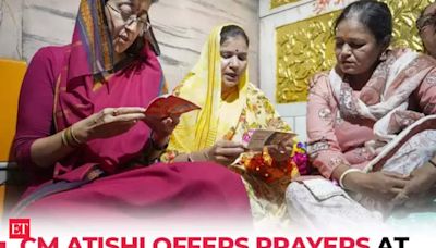 Delhi CM Atishi offers prayers at Hanuman Temple in New Delhi