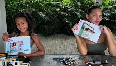 'On Our Way To Completing Every Lego Set...Chrissy Teigen Shares Her Family's New Past Time Amid ...