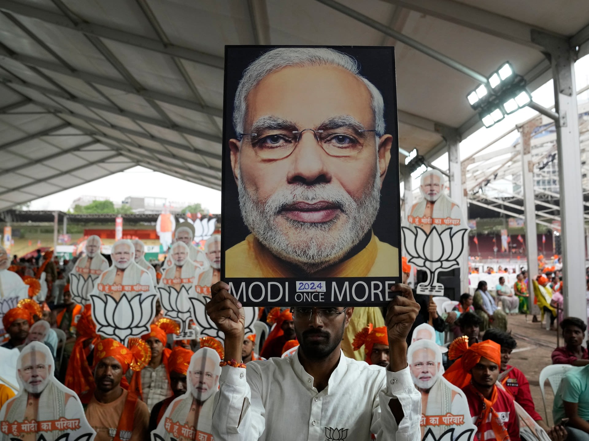 Indian government agency spent millions to promote BJP election slogans