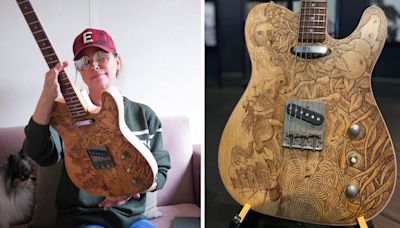 Shania Twain presented with a stunning handmade guitar in celebration of her musical legacy and Irish heritage
