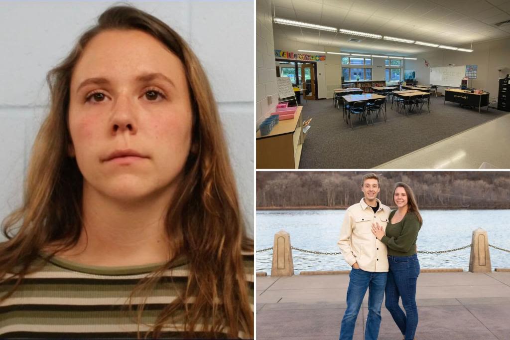 Wisconsin elementary school teacher, 24, busted for ‘making out’ with 5th-grader — three months before wedding