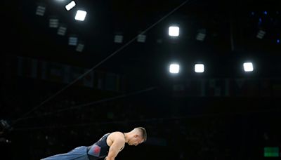 Britain's Whitlock negotiates 'crazy' first pommel horse Olympic hurdle