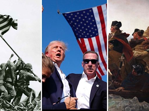 Trump flag photo joins pantheon of images that capture American resolve, erase political divides