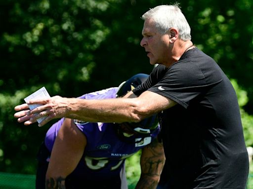 Ravens OL coach Joe D'Alessandris speaks on the importance of positional versatility