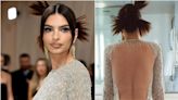 Fotos de Emily Ratajkowski y su vestido transparente