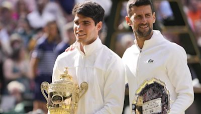 Djokovic se rinde a Alcaraz en Wimbledon: "Nunca lo vi así"