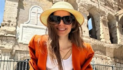 Lily Collins shares stylish snaps as she visits Rome's most famous spots after filming for the next series of Emily In Paris moved to the Italian city