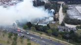 Nuevo incendio en Bogotá este 18 de marzo: humo opaca la Av. Boyacá con Calle 11