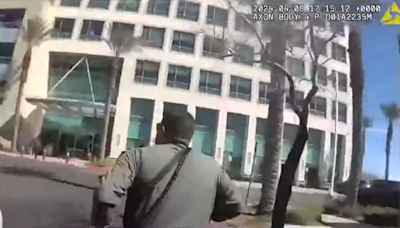 Body camera video shows Las Vegas police respond to active shooter threat at law firm