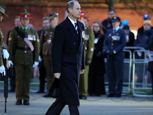 Edward leads commemorations on Anzac Day in moving tribute