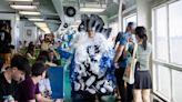 Artist Pat Oleszko leads climate-themed Pride performance aboard New York’s Staten Island Ferry