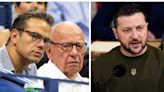 Rupert and Lachlan Murdoch reportedly had calls with Ukrainian President Volodymyr Zelenskyy weeks before Tucker Carlson was fired