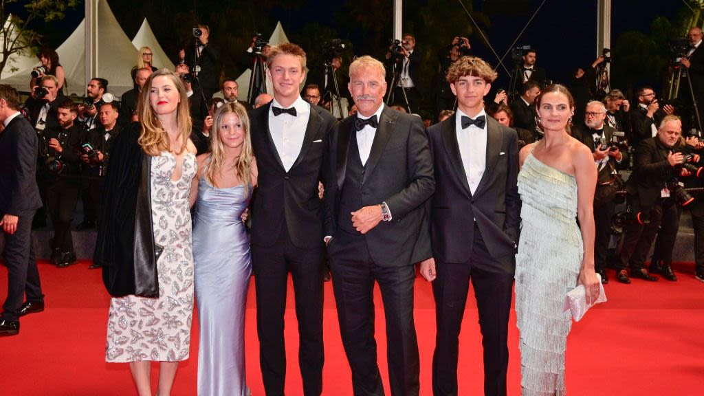 Kevin Costner Says He'll "Never Forget" Attending Cannes Film Festival with 5 of His Children