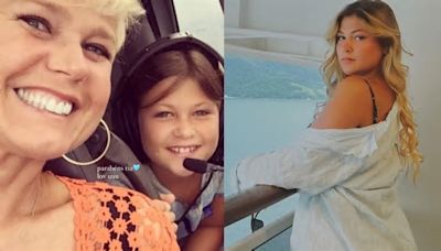 A sobrinha de Xuxa cresceu! Nikki Meneghel resgata foto da infância para parabenizar a tia famosa: 'Sou sua fã'