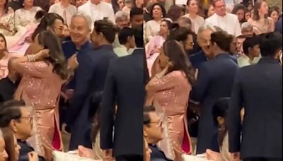 Shah Rukh Khan, Ranveer Singh Chat With Former UK PM Tony Blair In Unseen Video From Anant-Radhika Wedding. Watch