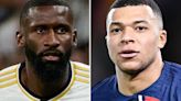 Rudiger vows to 'SMASH' Mbappe if they meet - despite being set to be team-mates