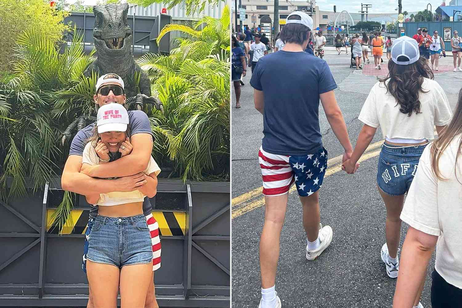 Millie Bobby Brown Enjoys a Post-Wedding Trip to Universal Studios with Jake Bongiovi — While Wearing 'Wifey' Shorts!