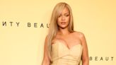 Rihanna Wore a Butter Yellow Dress and Matching Hair at Her Fenty Launch