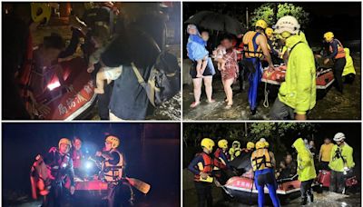 凱米颱風釀水災 宜蘭消防弟兄暗夜救出20餘人 | 蕃新聞