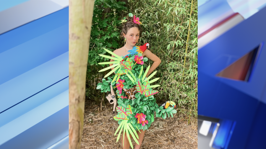 Edmond teen named finalist in national duct tape dress contest