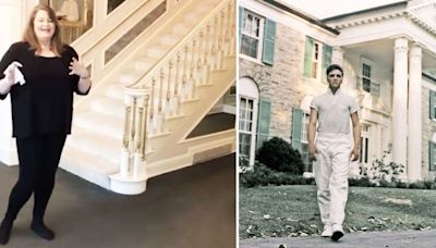 Elvis Presley’s Graceland unseen – The other staircase the King used for privacy