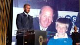David Beckham pays tribute to Sir Bobby Charlton at Ballon D’Or ceremony
