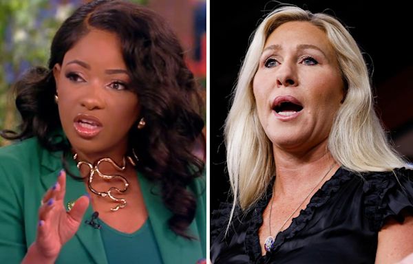 Jasmine Crockett rips Marjorie Taylor Greene on 'The View': "A bully" who is aiding "the destruction of our institution"