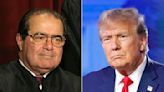 Trump’s critics hope that Antonin Scalia can sway the Supreme Court in 14th Amendment fight