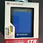 [Transcend 創見] 行動硬碟 StoreJet 25H3 1TB 軍規2.5吋 (藍) 全新