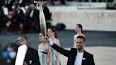 Olympic flame handover ceremony marks transition from Greece to Paris 2024