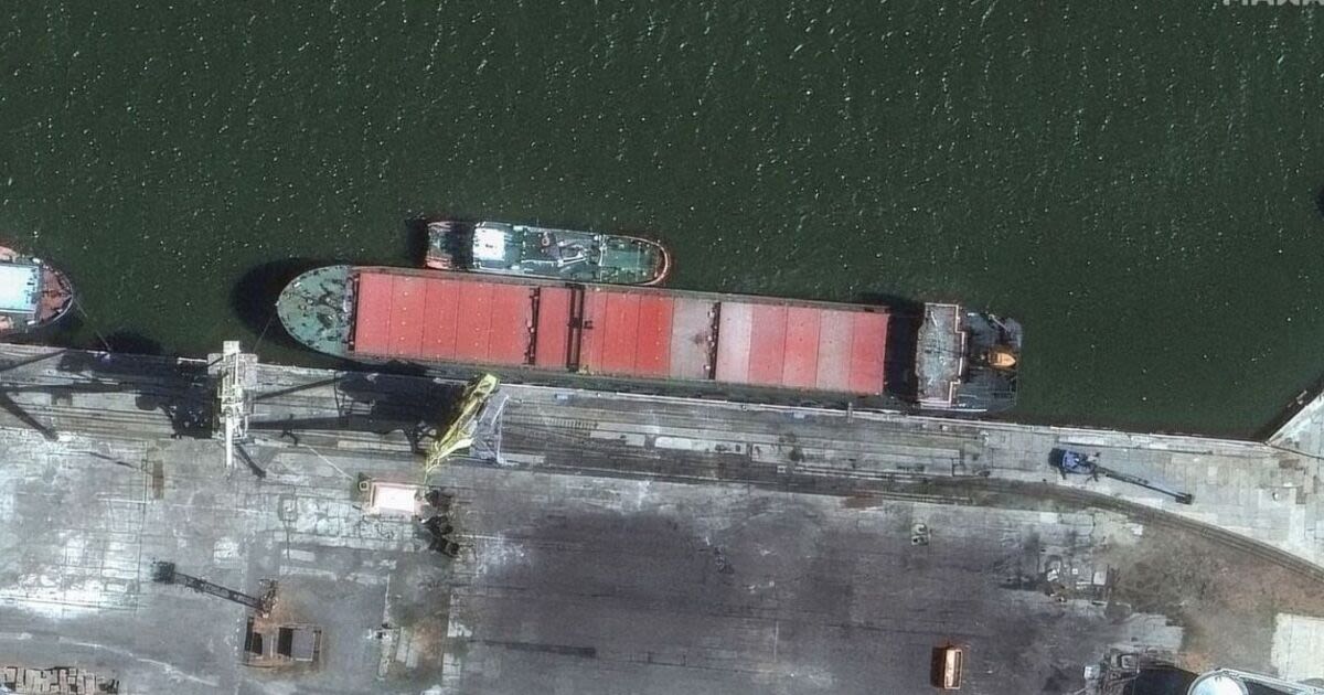 Bombshell satellite images show Russian ship delivering 'missiles from Iran'