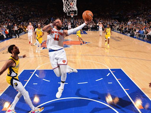 Brunson scores 43, rallies Knicks to 121-117 win over Pacers in Game 1 of Eastern Conference semis