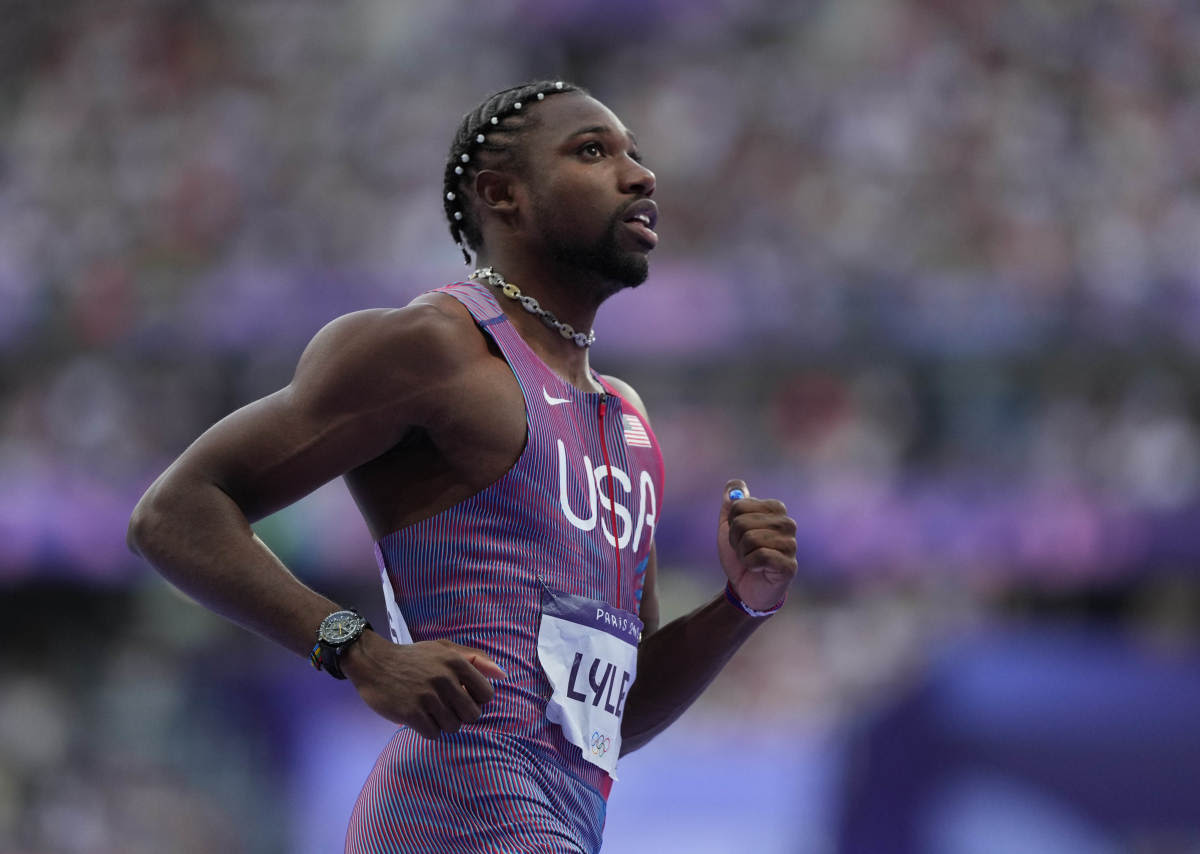 Noah Lyles' Controversial Comments About NBA Players Resurfaces After Olympic Gold Medal Win