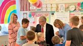 DeWine sees Heath Stevenson Elementary's literacy program in action