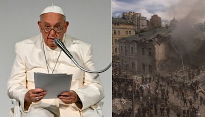 Papa Francisco condena ataques a hospital pediátrico en Kiev y escuela en Gaza