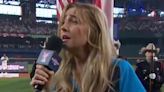 Ingrid Andress sparks wild conspiracy after butchering national anthem