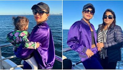 Priyanka Chopra goes whale watching with Malti Marie and Madhu Chopra; don’t miss little one’s plushies