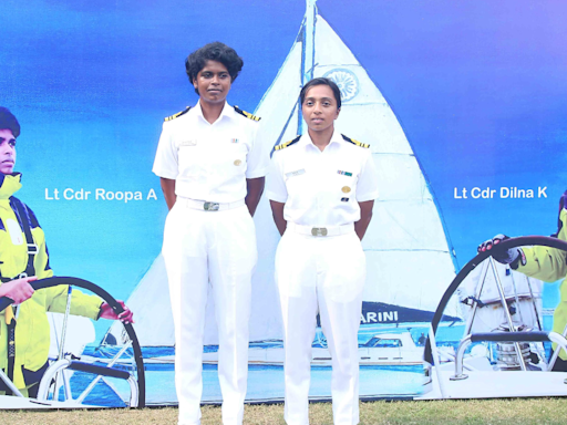 Sailing Into History: Two Indian Women Naval Officers All Set To Conquer Globe