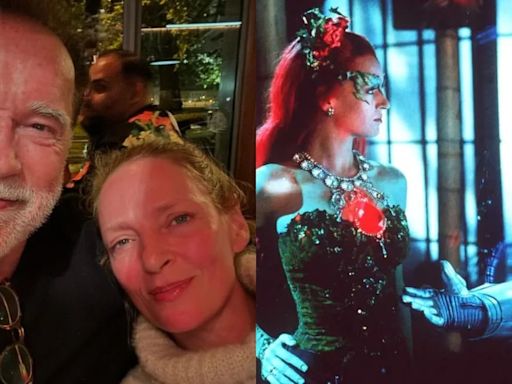 Arnold Schwarzenegger y Uma Thurman tuvieron un reencuentro a 30 años de “Batman y Robin”