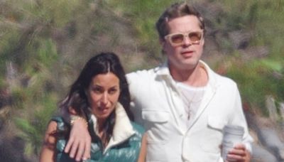 En fotos: del romántico paseo por la playa de Brad Pitt y su novia al impactante look de Jennifer Lopez