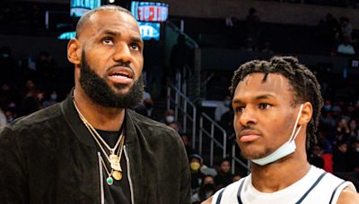 LeBron James' Son Bronny James Joining Him on L.A. Lakers in NBA