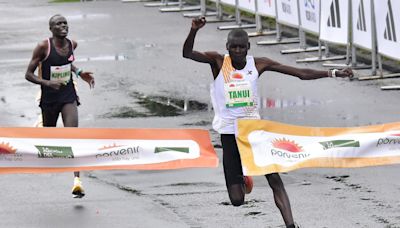 Dominio keniano en la media maratón de Bogotá