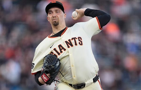 Which San Francisco Giants' stock is up/down after first month of the MLB season