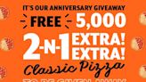 Little Caesars to give away 5,000 pizzas for free in all outlets from 8 to 30 Nov 2022