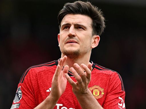 Man Utd's Harry Maguire reacts to England losing Euros final without him